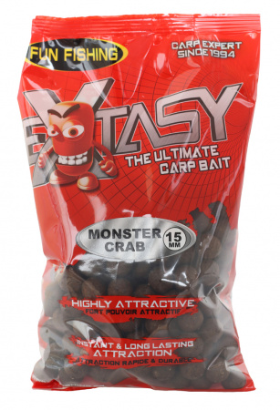 Бойлы тонущие Extasy - Bouillettes - 800gr - 15mm - Monster Crab