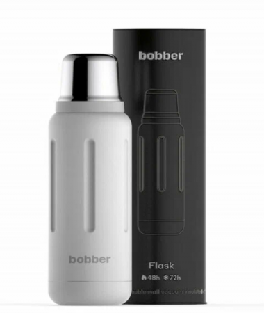 Термос Bobber Flask 1L Sand Grey (серый)