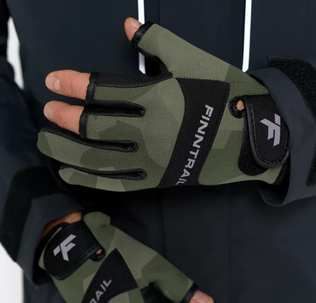 Перчатки Finntrail Neosensor 2730 CamoShadowGreen