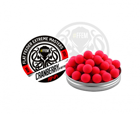 Бойлы FFEM Pop-Up Cranberry N-Butyric 10mm