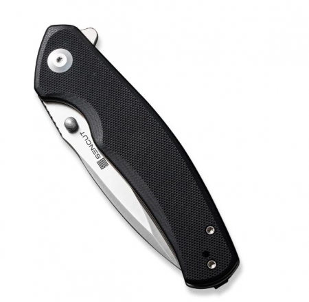 Складной нож SENCUT Slashkin D2 Steel Satin Finished Handle G10 Black