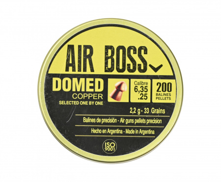 Пуля пневм. Apolo Air Boss "Domed", 6.35мм, 2.2гр.(200шт.)