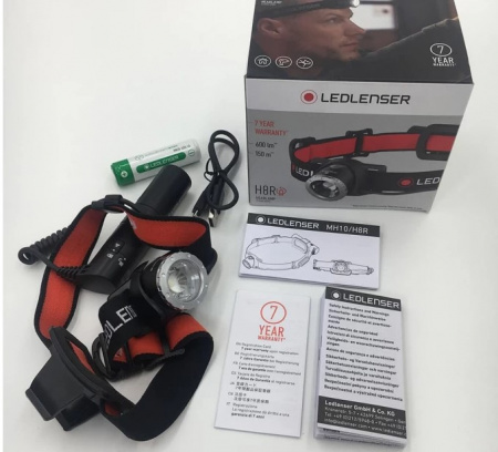 Фонарь Led Lenser H8R_Black