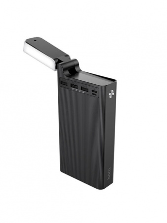 Внешний аккумулятор Hoco J62A Jove table lamp mobile power bank(10000mAh) (black)