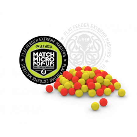 Бойлы FFEM Pop-Up Micron Sweet Squid 8mm