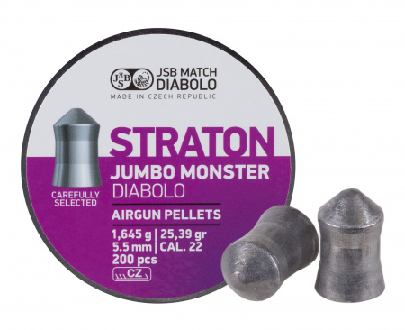 Пульки JSB Diabolo Straton Jumbo Monster кал. 5,51мм, 1,645г (200 шт./бан.)