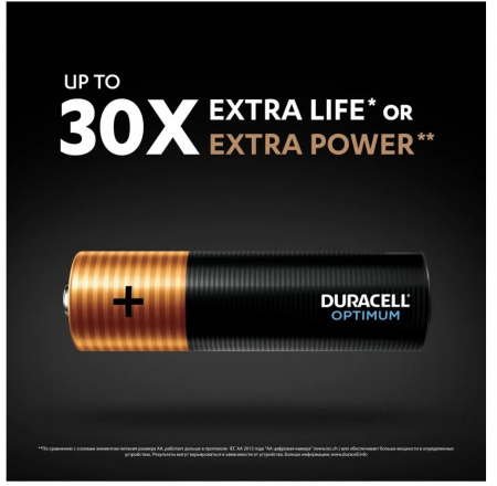 Эл. питания DURACELL LR6 OPTIMUM