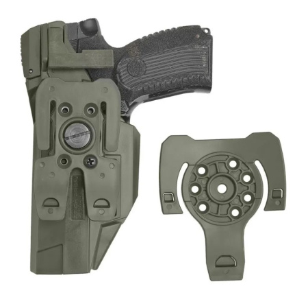 Кобура Альфа-2 (ПЯ) с креплением краб (molle) (Olive)