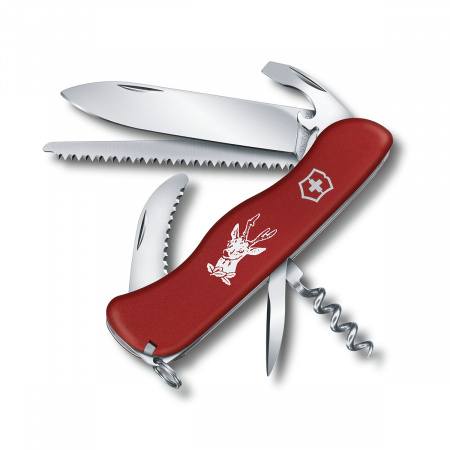 Нож перочинный VICTORINOX Hunter 12 функций красный (0.8573)