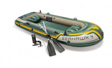 Лодка надувная четырехместная 351х145х48 Seahawk 4 Set ПВХ