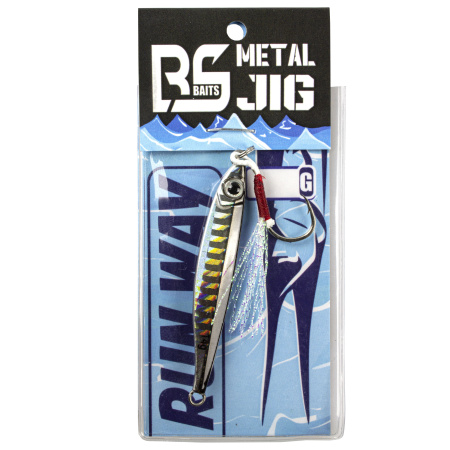 Пилькер BS Baits Runway "Fox 1AS" цв. Dark silver. 14гр