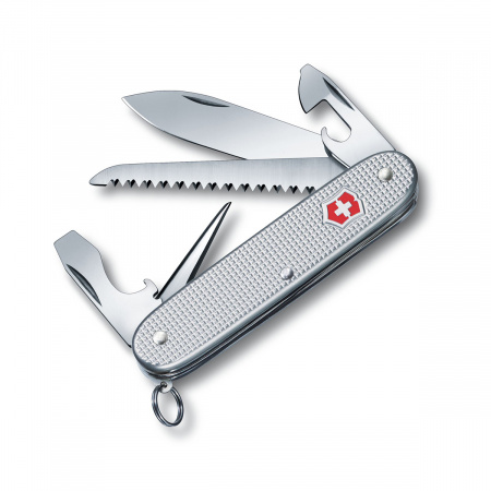 Нож перочинный VICTORINOX Farmer Alox серебристый 9 функций (0.8241.26)