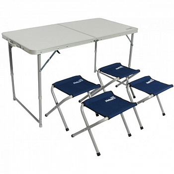 Набор мебели, стол + 4 табурета (HS-TA-21407+HS-21124) Helios