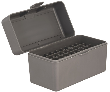 Кейс ShotTime BX-909 для 50 патронов 308 Win., полипропилен, р-р 155x84х96 мм, серый, 210г