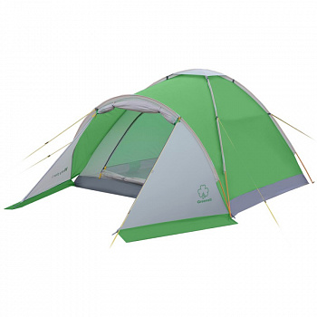 Палатка "Моби 3 плюс" Зеленый/свет.серый