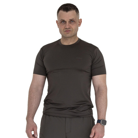 Футболка мужская с коротким рукавом WerWolf 303-112 Dark Olive (ч/з)