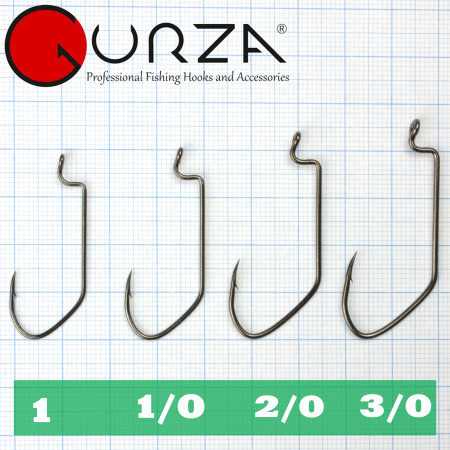 Крючки Gurza-WORM 401 №3/0 BN (4шт/уп)