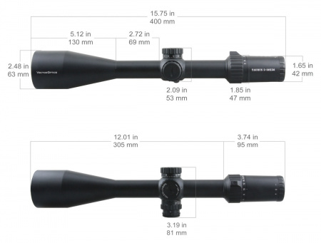 Оптический прицел 30мм FFP Taurus 5-30x56