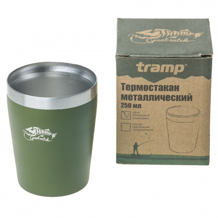 Tramp термостакан металлический TRC-101 (оливковый, 250мл)
