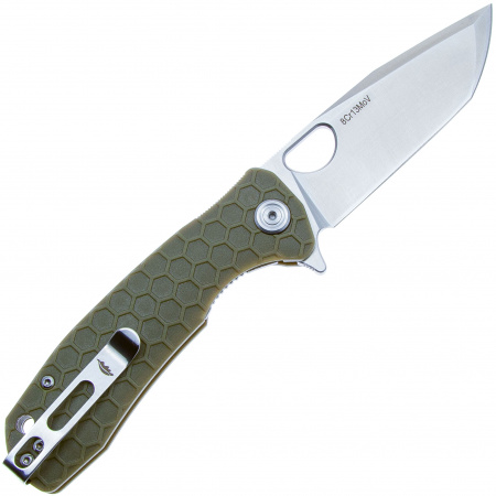 Нож Honey Badger Tanto M с зелёной рукоятью