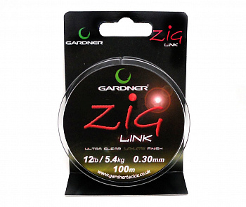 Поводковый материал для "Zig-Rig"Zig Link Clear 12lb 100m