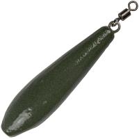 Груз карповый "Бомба" (Long Cast)  112гр, тёмно-зеленый (ухо+вертлюг)