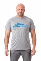 Футболка GRAYLING Logo T-Shirt (хлопок, серый)