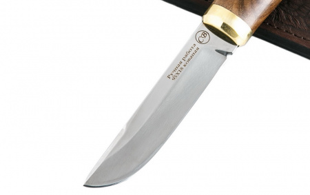 Нож Финский (ков. 95х18 орех)