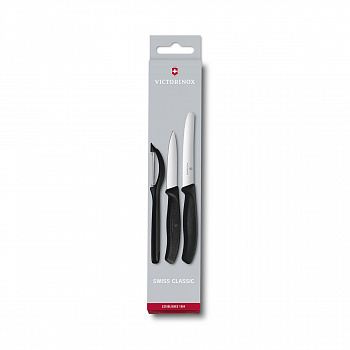 Набор ножей кухонных VICTORINOX Swiss Classic черный (6.7113.31)