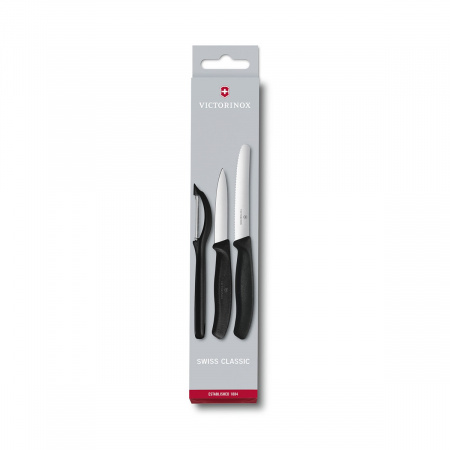 Набор ножей кухонных VICTORINOX Swiss Classic черный (6.7113.31)