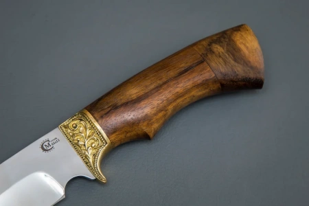 Нож Лорд,ст.65х13,литье,рукоять из ценных пород дерева