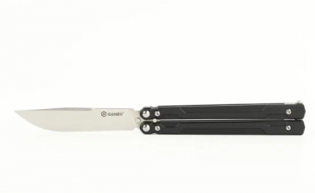 Нож-бабочка туристический Ganzo G766-BK, черный