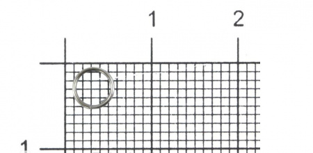 Заводные кольца Gurza-Split Rings L BN № 4 (dia5.0mm,8kg test)(10шт/уп)
