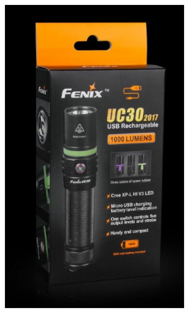 Фонарь аккумуляторный Fenix UC30